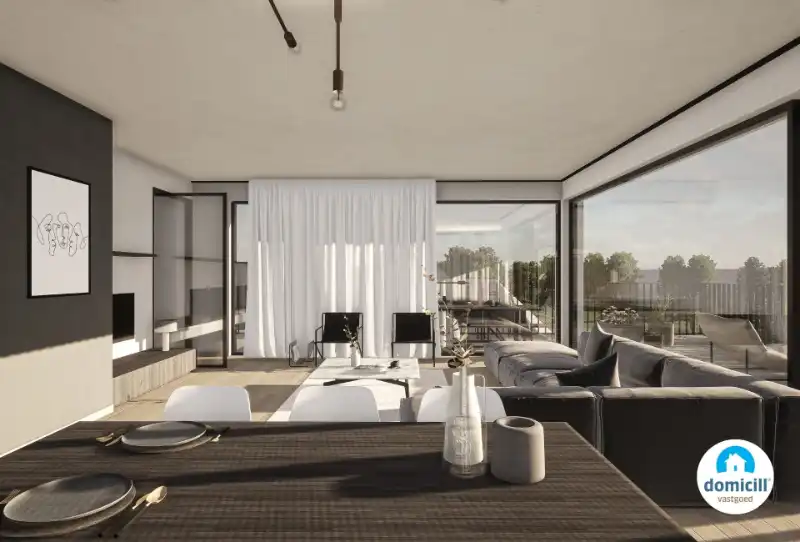 KORTEMARK: Penthouse 3.01 met 2 comfortabele slaapkamers, 2 ensuite-badkamers en 111,60m² uitgestrekt zitterras gelegen op de derde verdieping van Nieuwbouwresidentie Mila en Nora foto 5