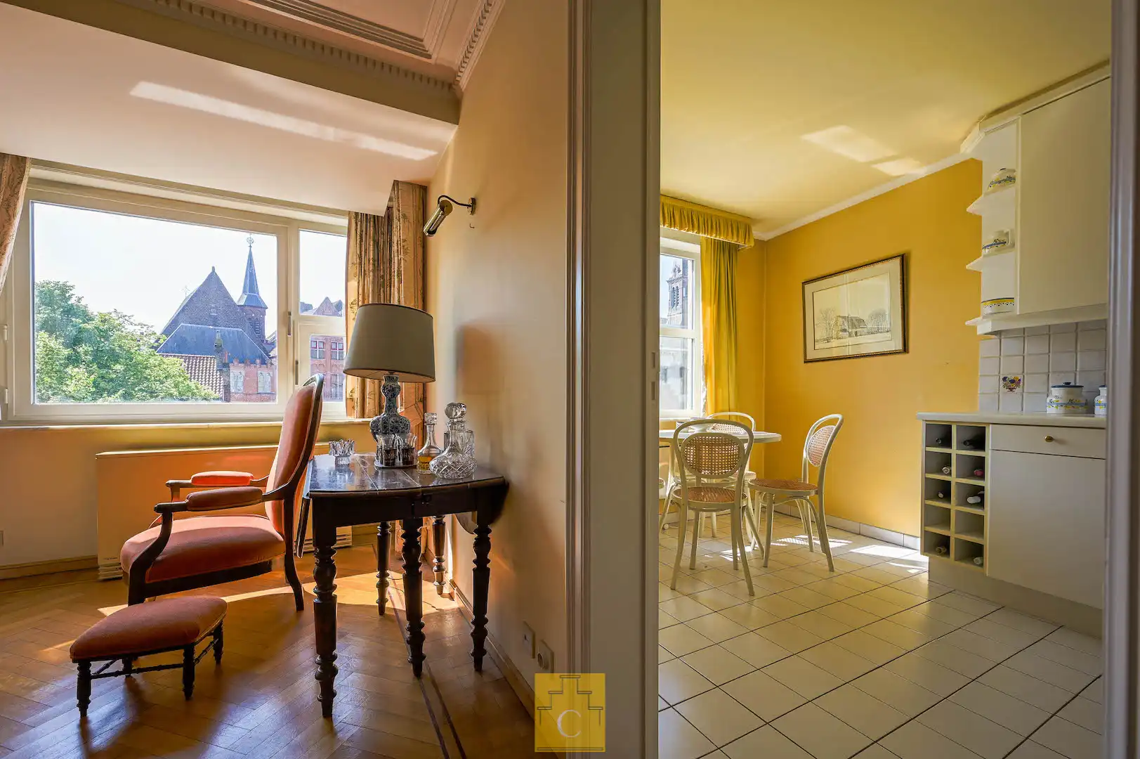 groot appartement (159 m2) met 3 slaapkamers aan de Augustijnenrei, 1ste verdieping, garagebox kan bijgekocht worden foto 14