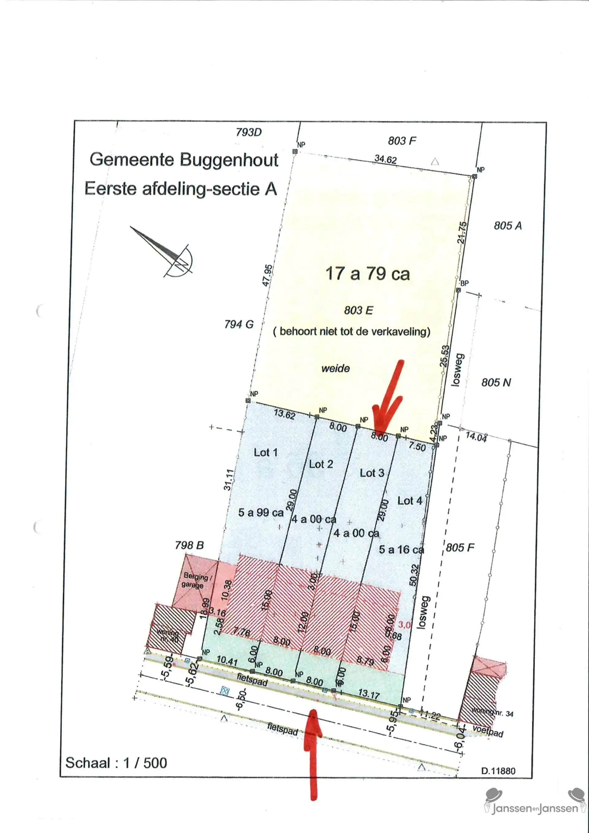 Bouwgrond gesloten bebouwing rustige ligging met prachtig groen uitzicht foto 2