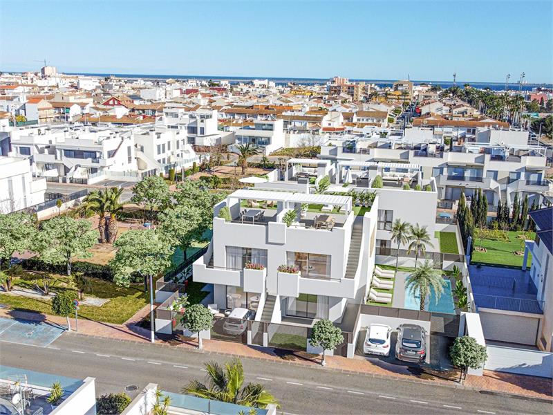 Nieuwbouw bungalows met gemeenschappelijk zwembad in San Pedro del Pinatar. foto 11