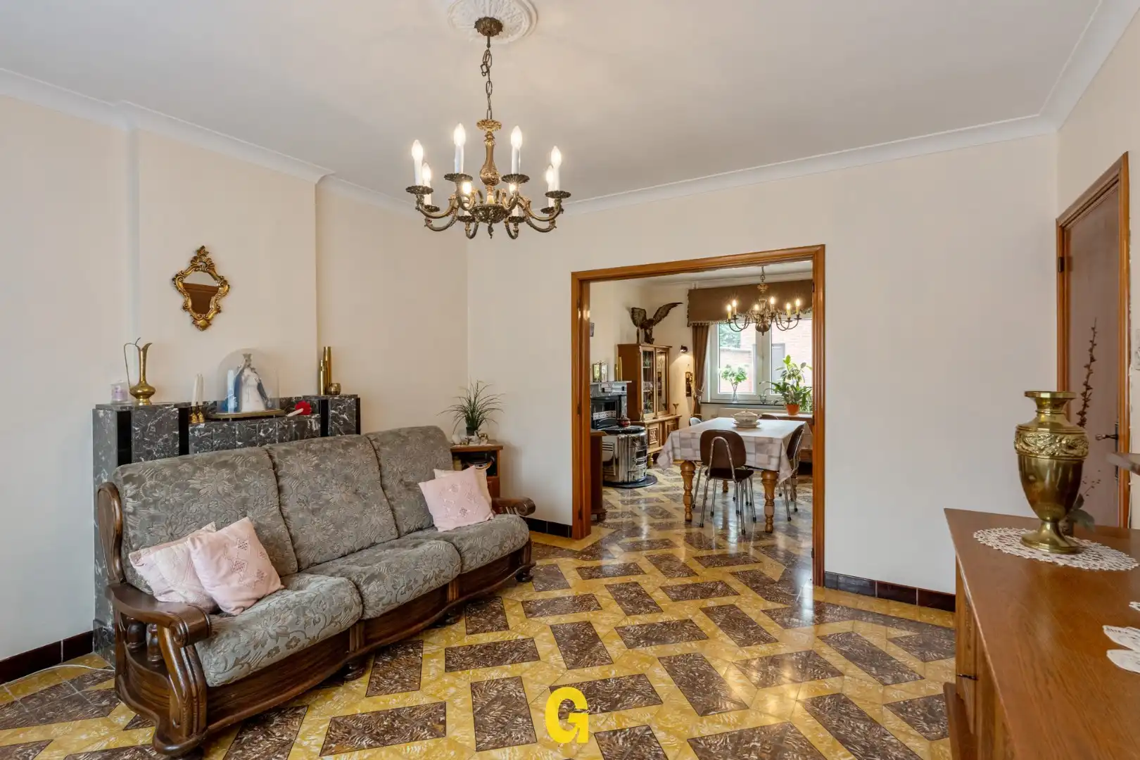 Halfopen te renoveren woning met tuin op 5a95ca, met achteraan toegang via de Wijnlaan foto 9