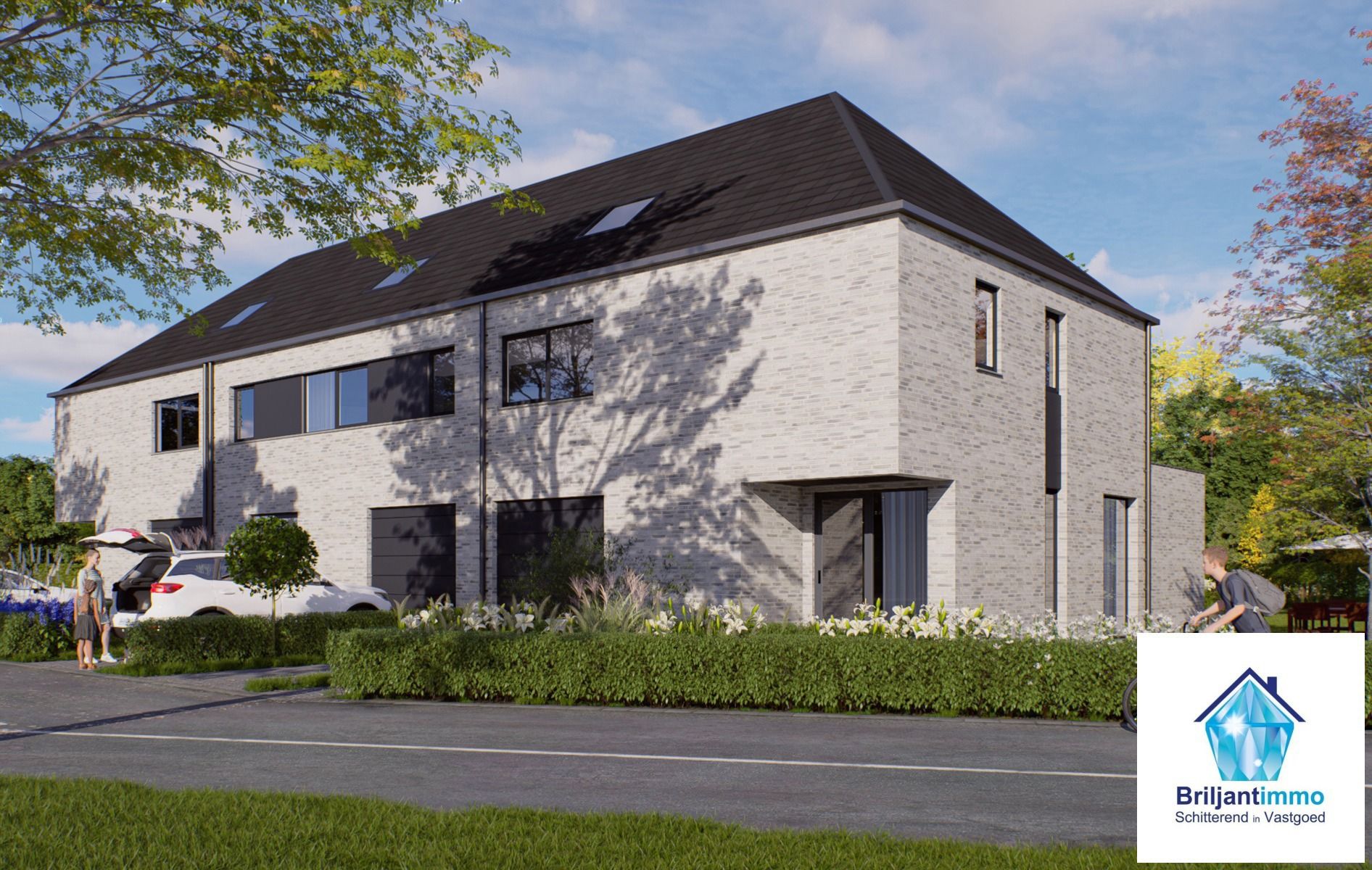 Drie energiezuinige woningen met inpandige garage met 3/5 slpk foto 2