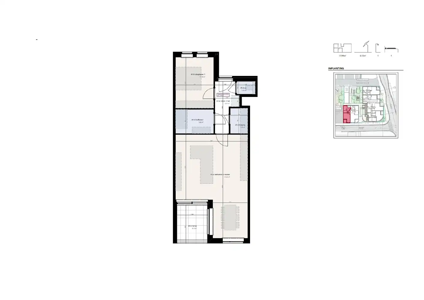 Appartement met 1 slaapkamer foto 3