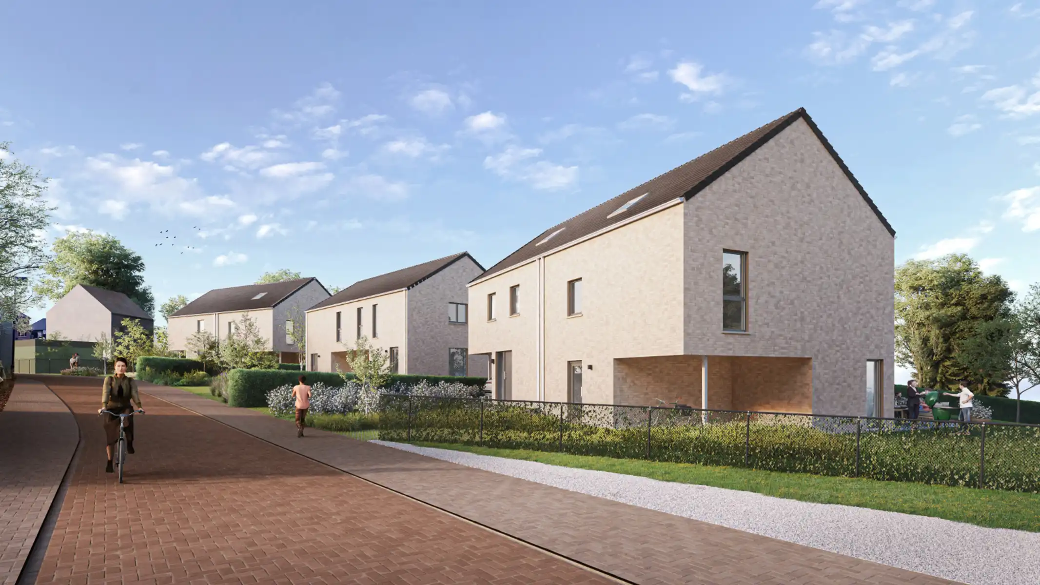 Nieuwbouwwoning met 4 kamers, carport en grote tuin... foto {{pictureIndex}}