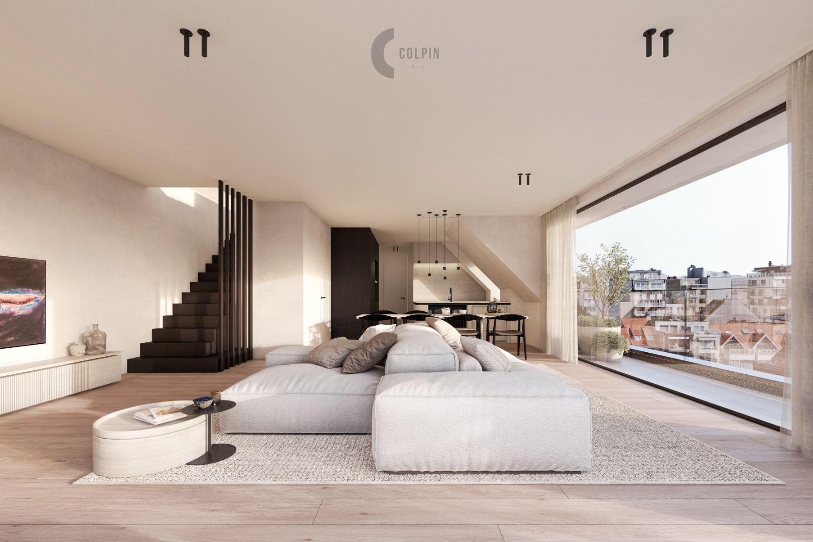 Uitzonderlijk ruime penthouse met zonneterras in Heist foto 2