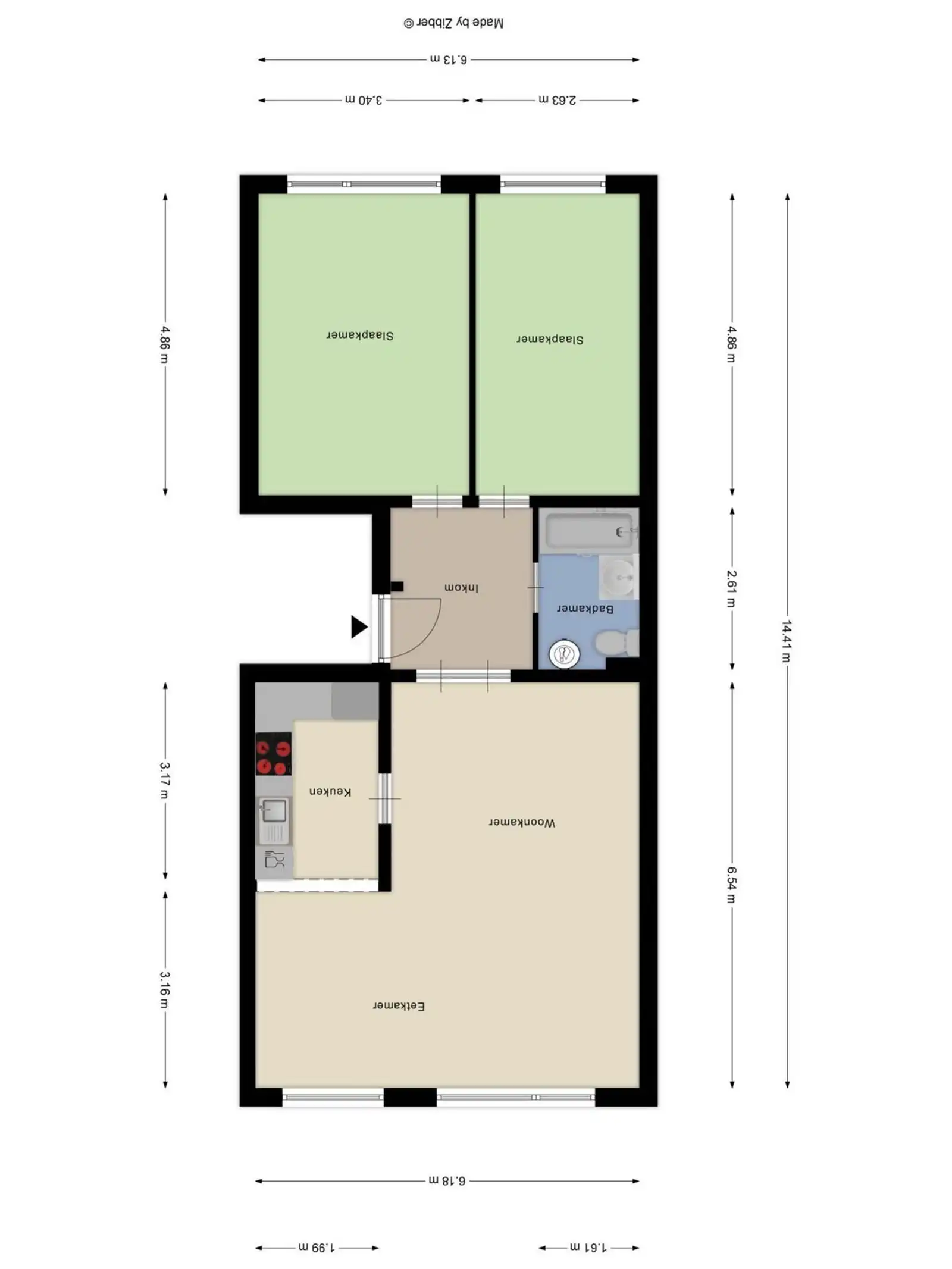 Super gelegen gelijkvloers appartement met voortuintje en garage foto 2