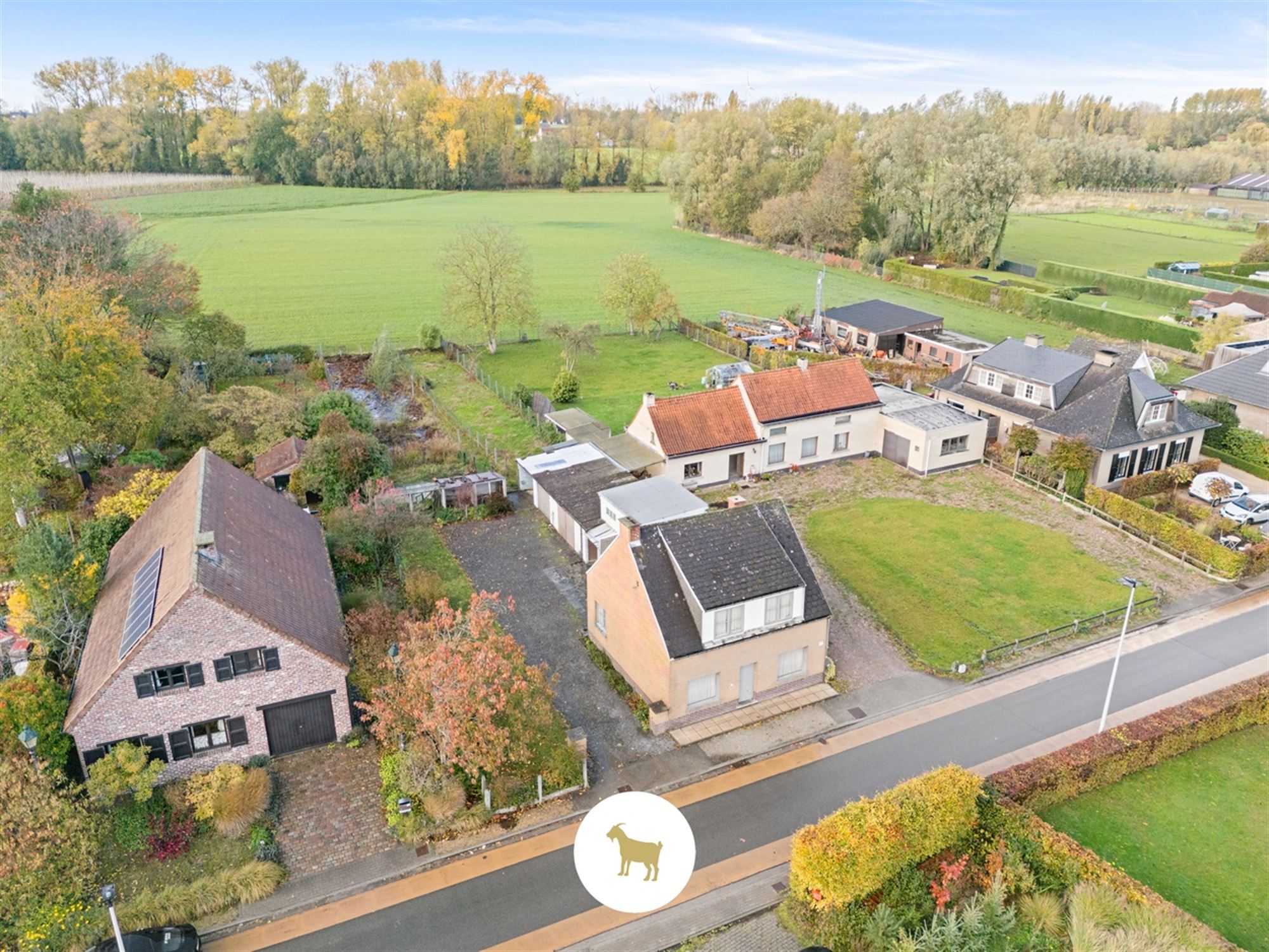 Perceel BOUWGROND (na afbraak bestaande bebouwing) voor OPEN BEBOUWING van ca. 954m² groot foto 5