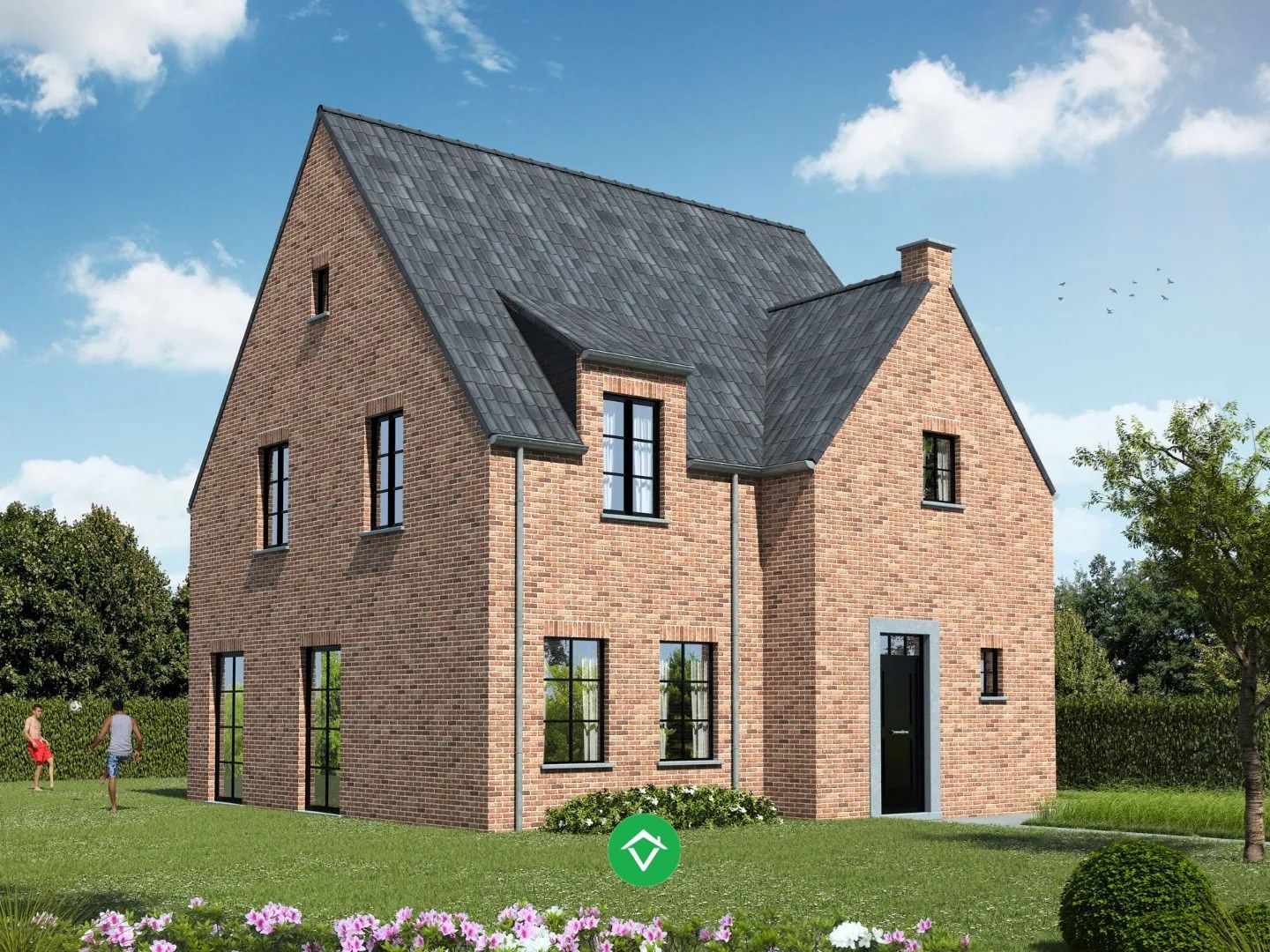 Alleenstaande nieuwbouwwoning met 3 slaapkamers en tuin te Torhout foto {{pictureIndex}}