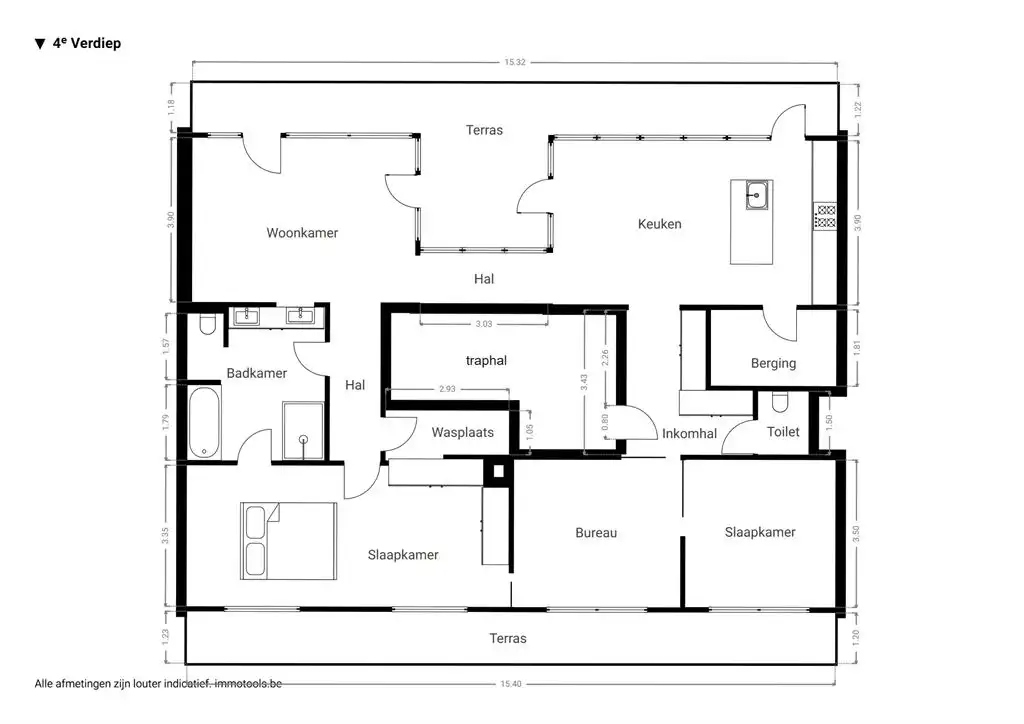 Luxe afgewerkt appartement in hartje Borgerhout foto 22
