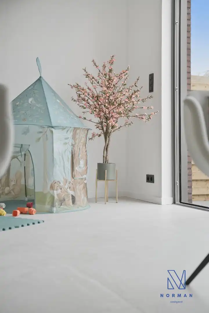 Instapklare, volledig gerenoveerde woning te koop met EPC A, uitgerust met zonnepanelen, drie slaapkamers en een aangelegde tuin. foto 4