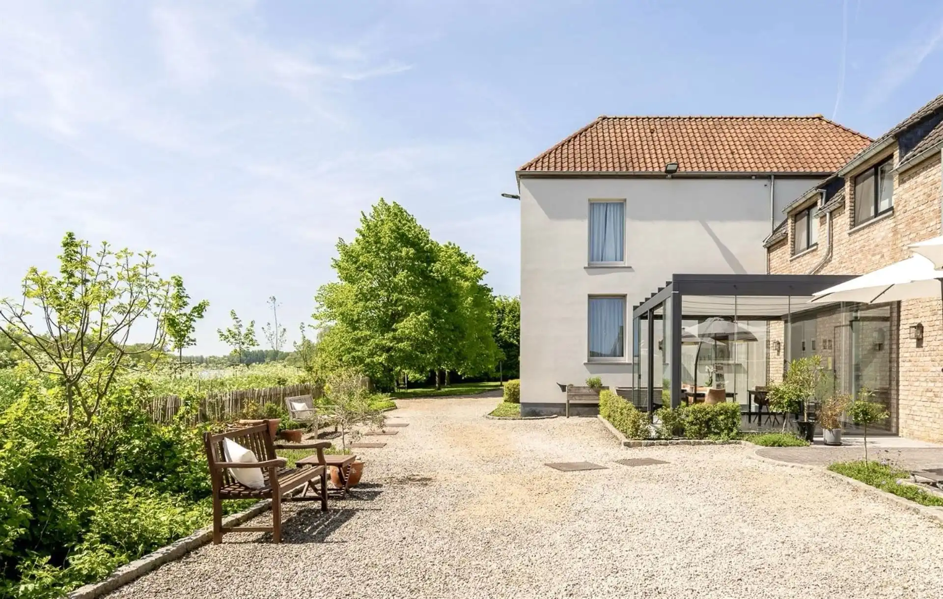 UNIEK gelegen prachtig energiezuinig LANDHUIS (ideale B&B). foto 7