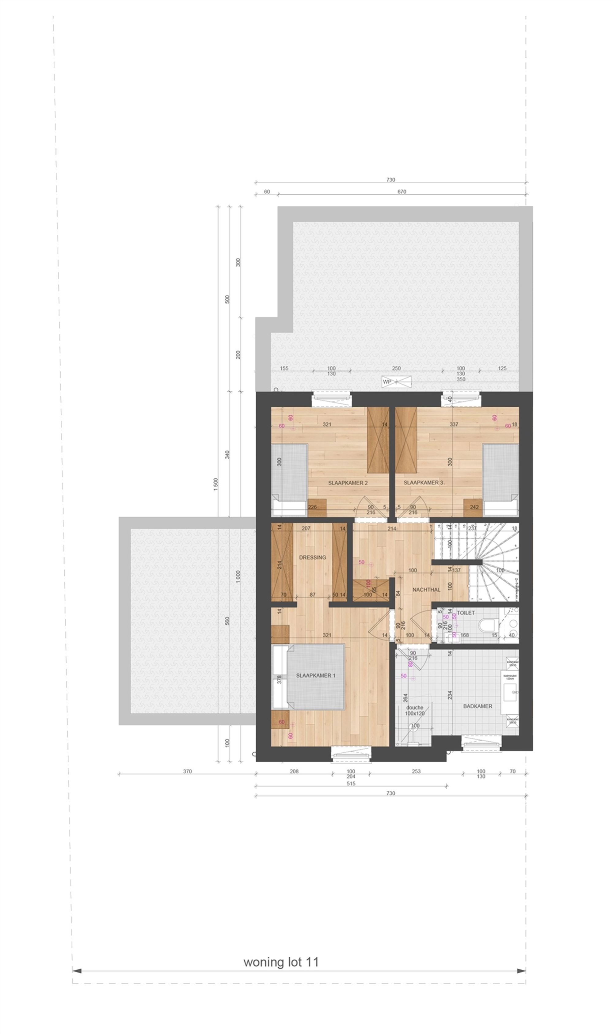 NIEUWBOUWWONING MET 3 SLAAPKAMERS UITERST CENTRAAL DOCH RUSTIG GELEGEN TE ZONHOVEN foto 14
