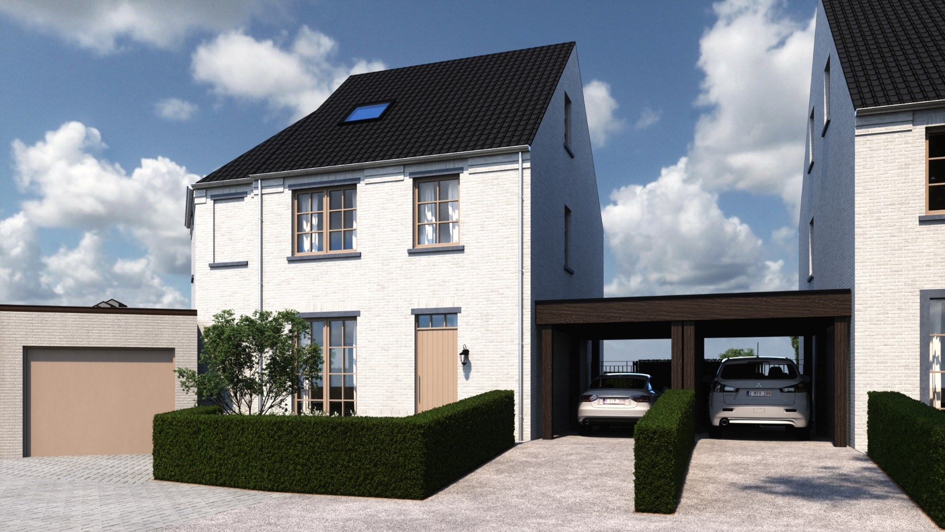 Vier nieuwbouwwoningen met 5 slaapkamers in Elen foto 4