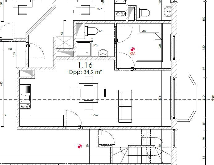 EENSLAAPKAMERAPPARTEMENT IN SINT-IDESBALD - Diga Verde 1.16 foto 10