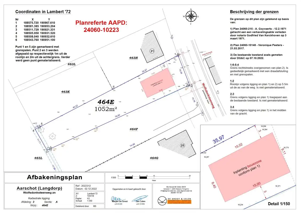Bouwgrond 1052 m² voor OB ZWgerichte tuinzijde foto 3