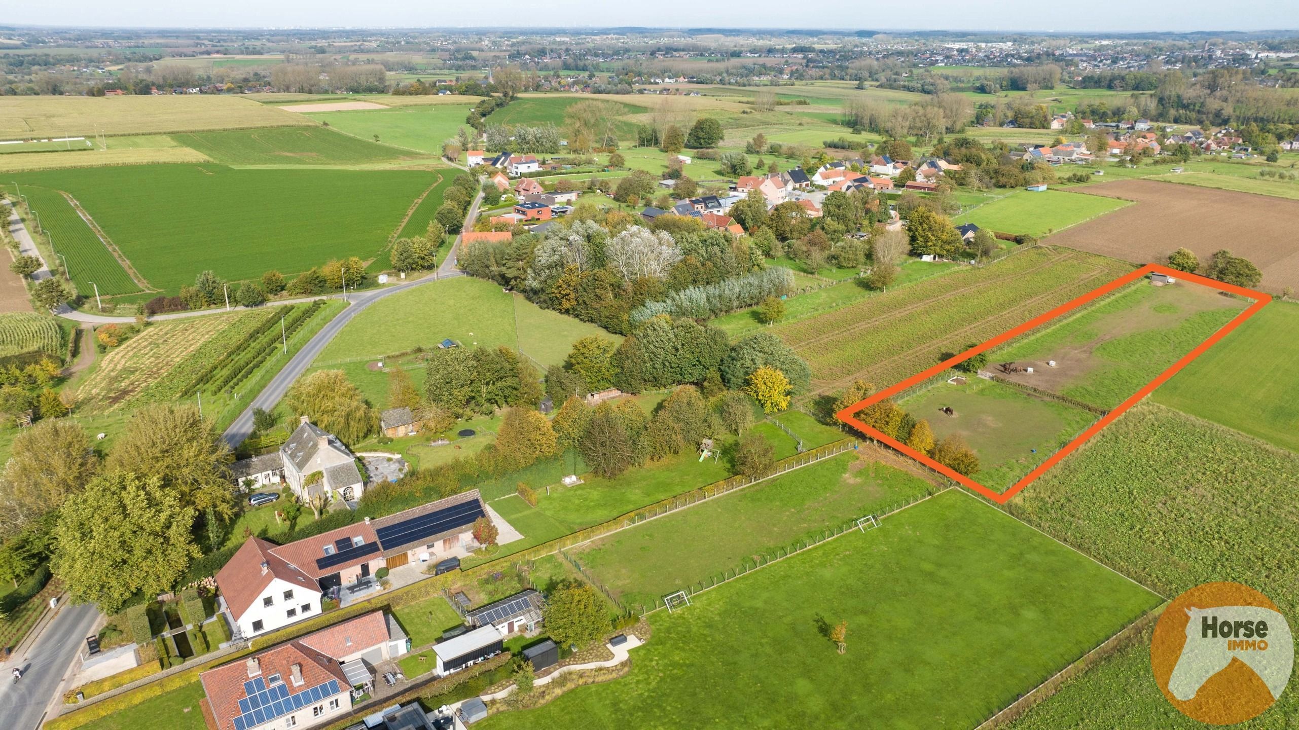 ZOTTEGEM - Weide op 66,66 are met schuilstal foto 2