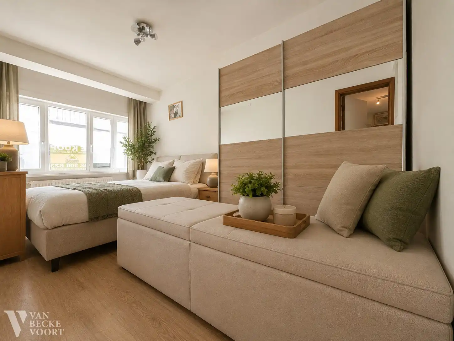 Lichtrijk appartement met uitzicht op het groen & nabij centrum foto 22