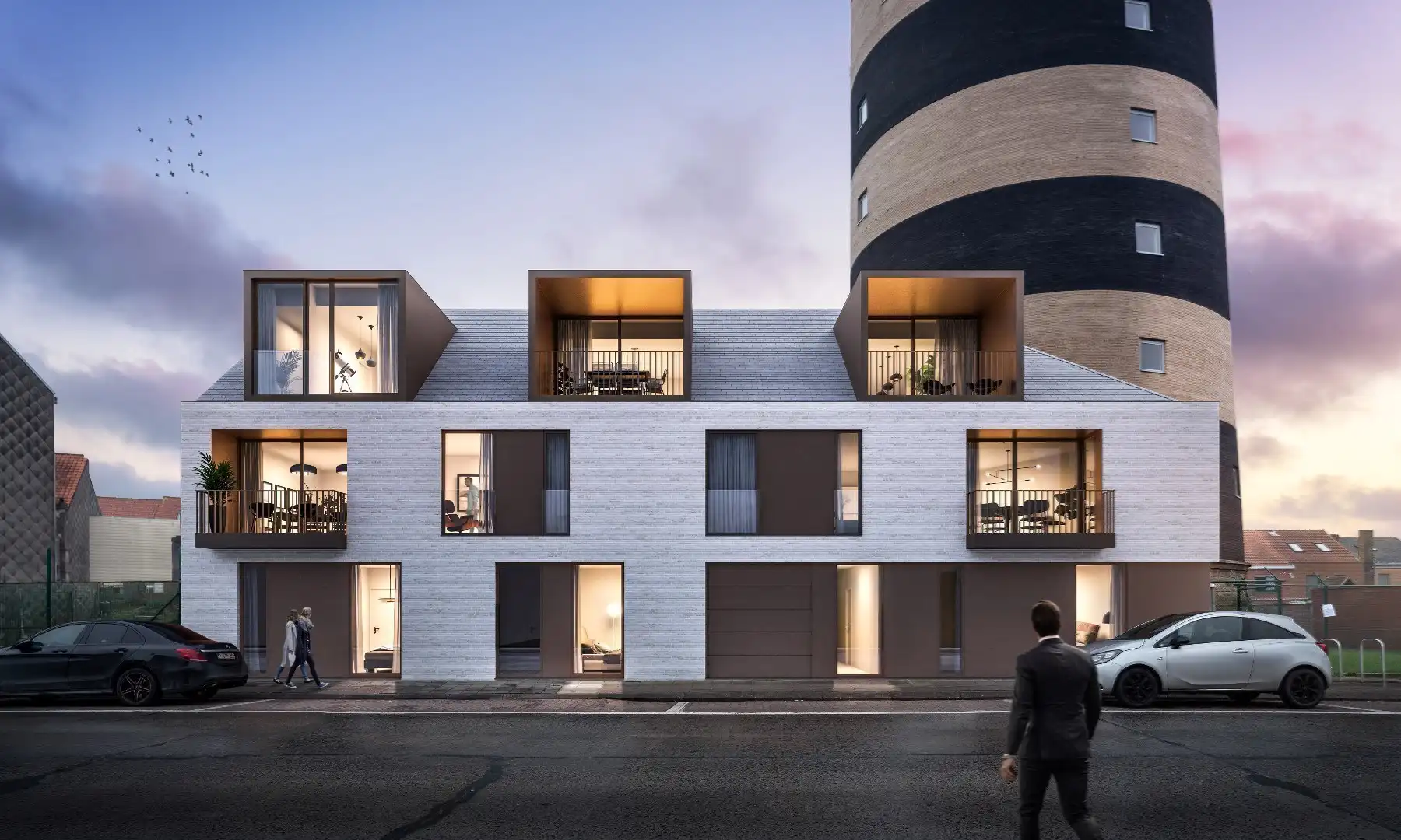 Gesloten garagebox in de residentie 'De Watertoren' foto {{pictureIndex}}