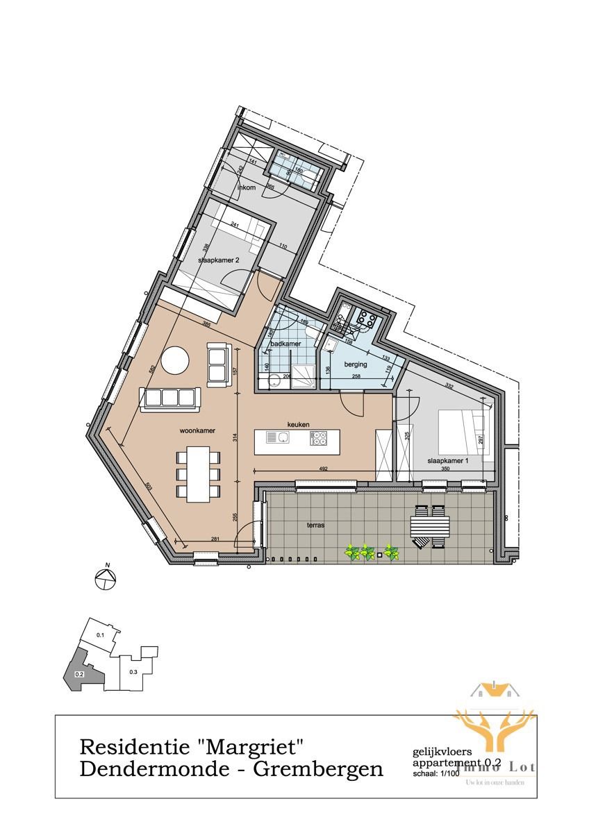 2-slaapkamer nieuwbouwappartement  foto 9