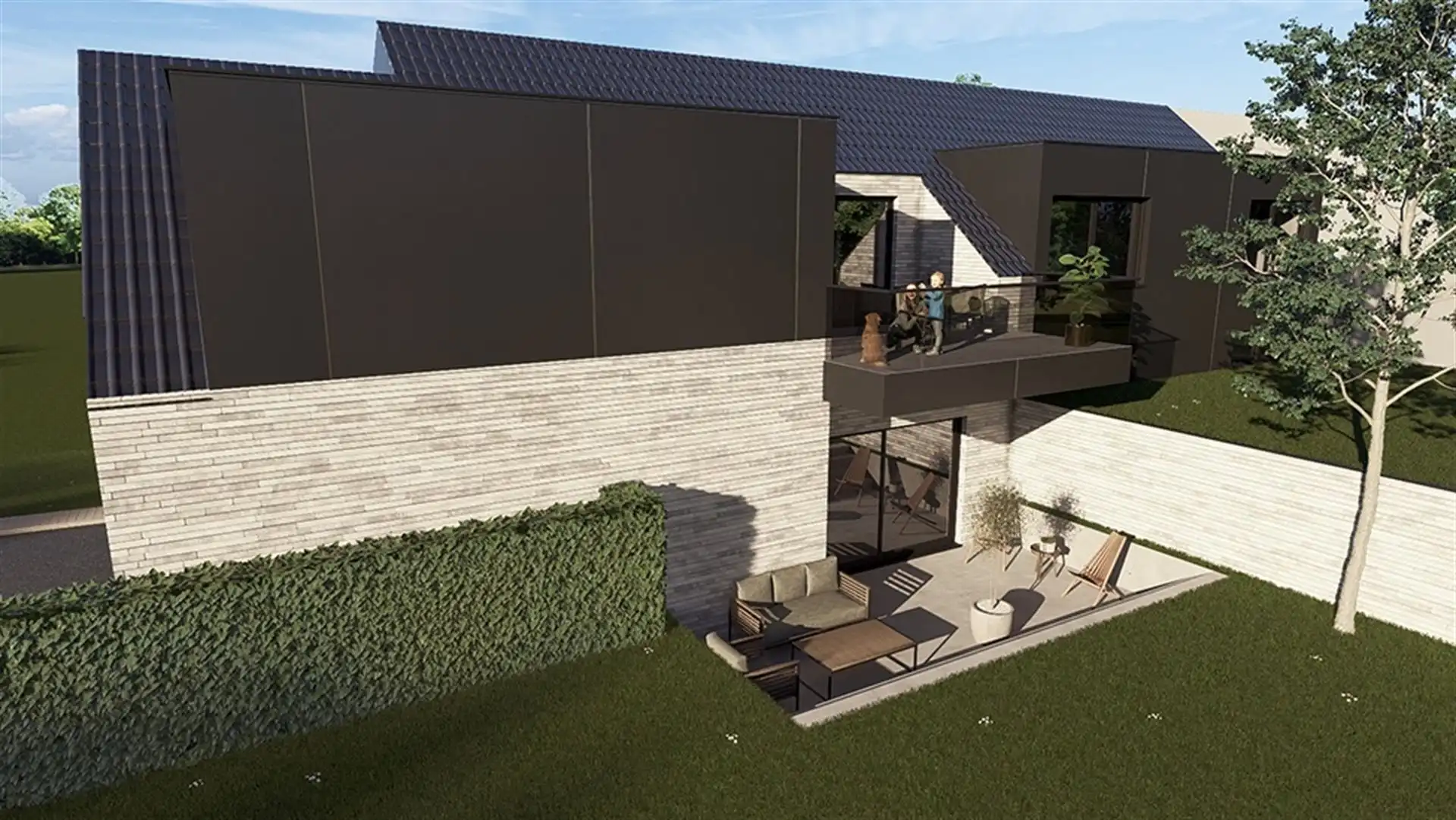 Uniek nieuwbouwapp. ±155 m² 1ste verdiep met 2 terrassen foto 5