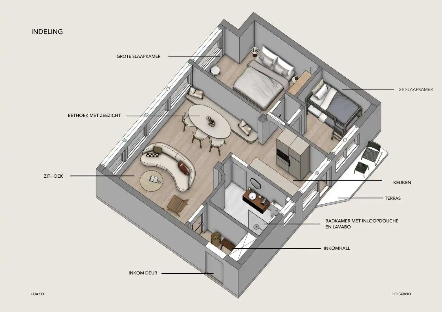 Volledig gerenoveerd appartement met parkeerplaats en lateraal zeezicht te Koksijde foto 18