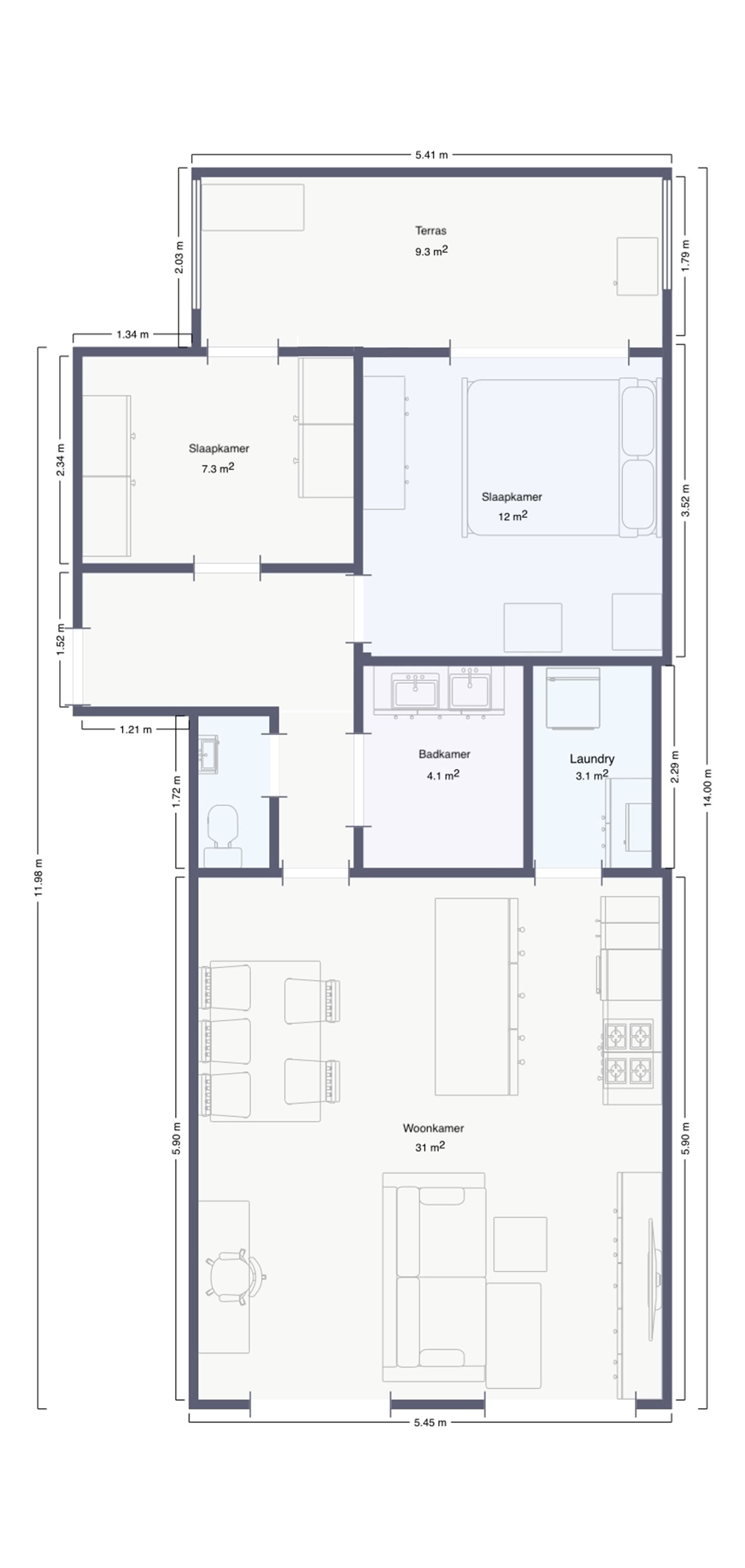Energiezuinig Appartement met Zuid-terras foto 16