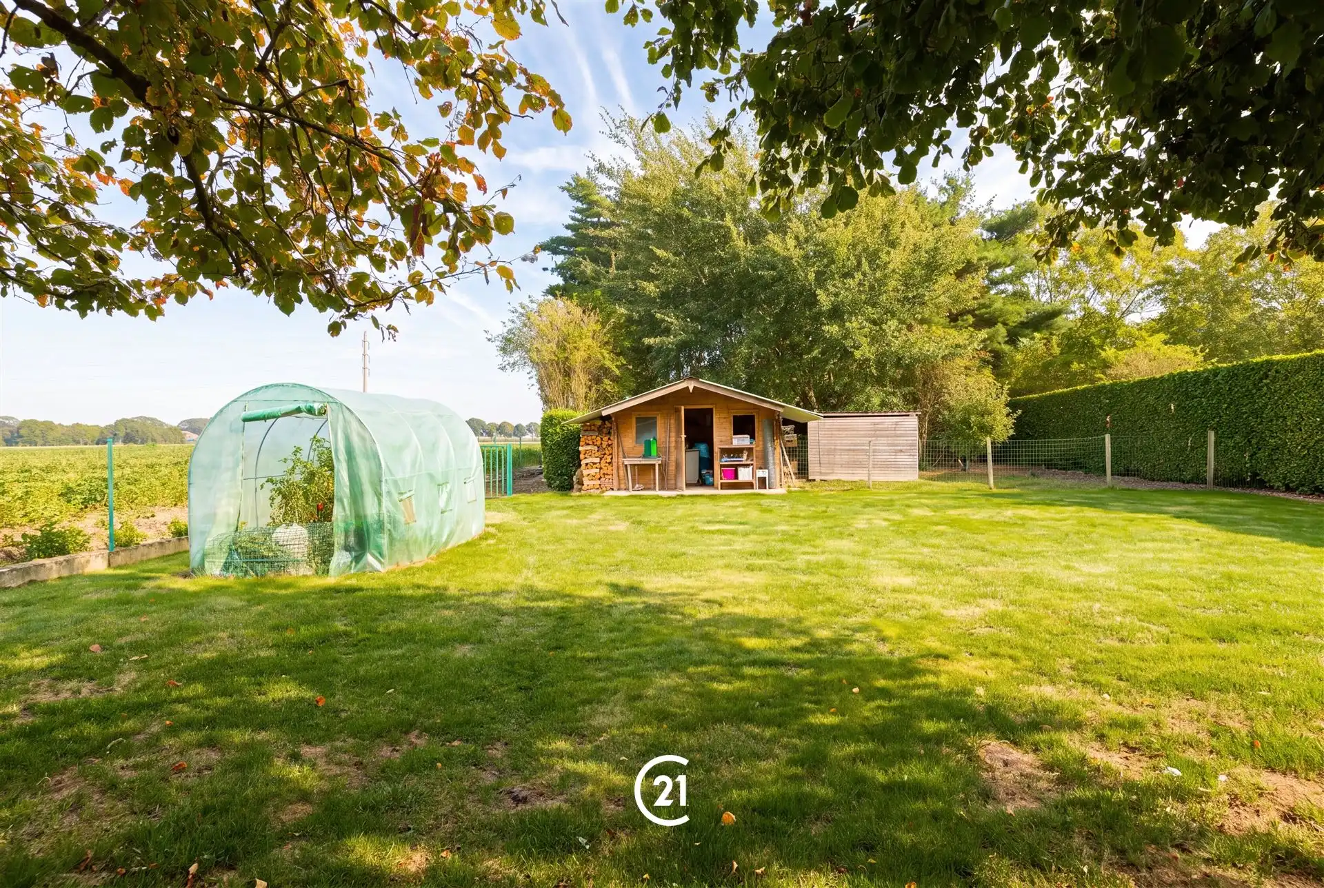 Open bebouwing met prachtig vergezicht in Mullem! foto 5