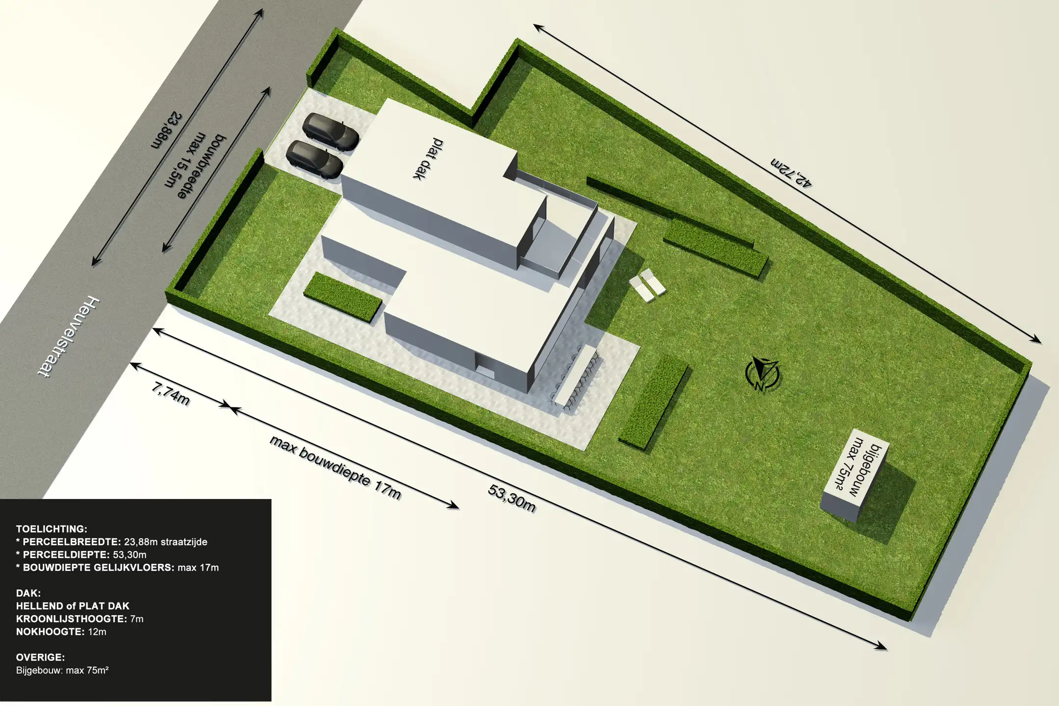 Bouwgrond van ca. 1.278 m² te koop in Hoogstraten foto 3