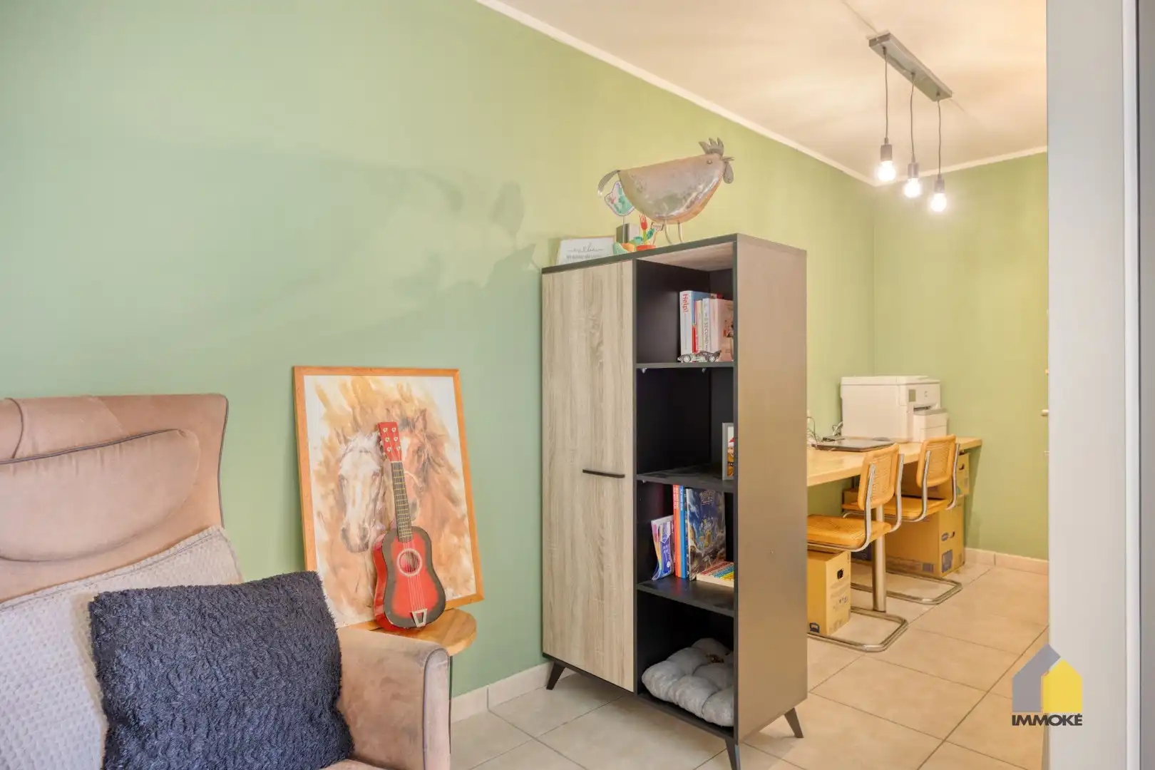 Gelijkvloers appartement (120 m²) met ruime woonkamer, 2 slpks. en terras. foto 8