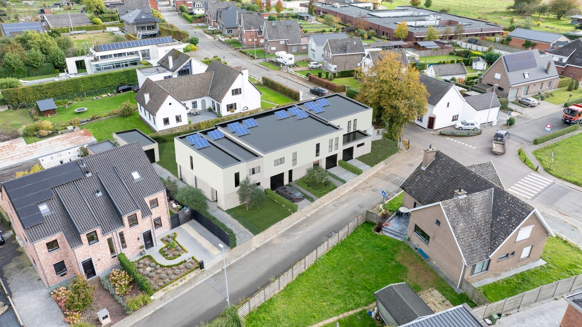 Uniek gelegen nieuwbouw gesloten BEN-woning met 3 slk, garage, terras en tuin foto 3