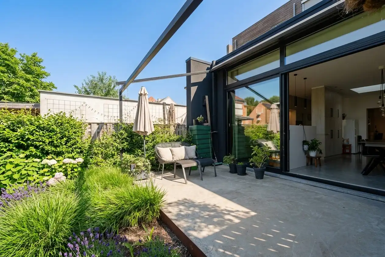 Art-decowoning met 4 slaapkamers, 2 badkmrs en zonnige tuin foto 11