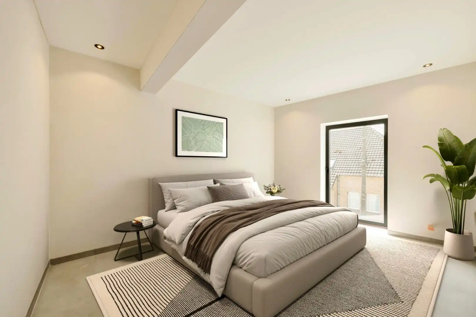 INSTAPKLAAR HOEKAPPARTEMENT (134,80 m²) MET 2 SLPKS EN TERRAS  foto 5