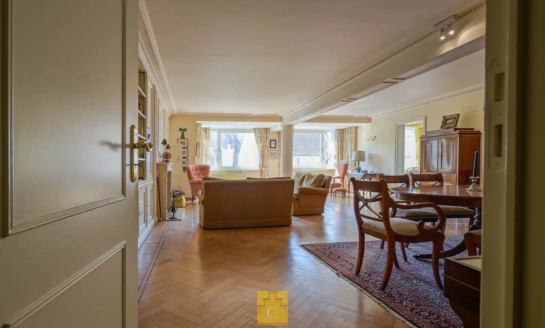 groot appartement (159 m2) met 3 slaapkamers aan de Augustijnenrei, 1ste verdieping, garagebox kan bijgekocht worden foto 5