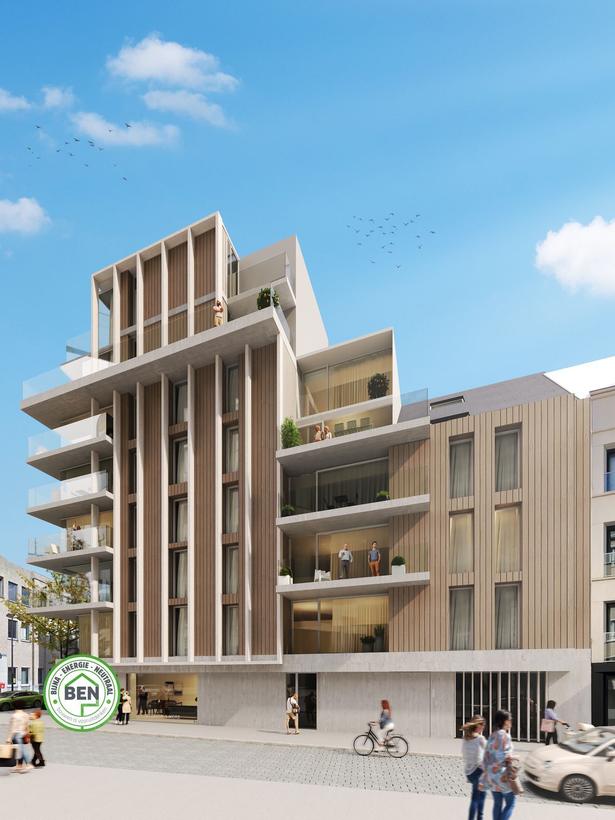 Schitterend nieuwbouwappartement met 1 slpk en terras in hartje centrum foto {{pictureIndex}}