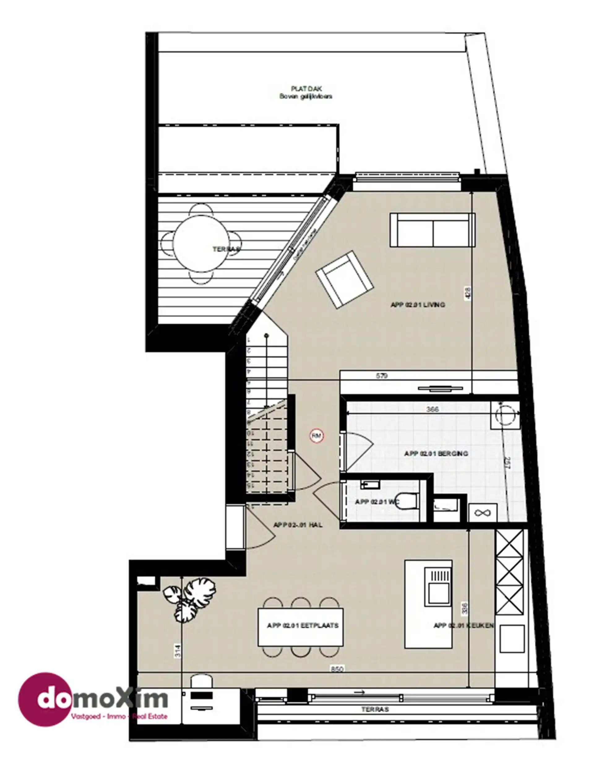 Ruime, lichtrijke duplex met zonneterras in Sidelake Five foto 6