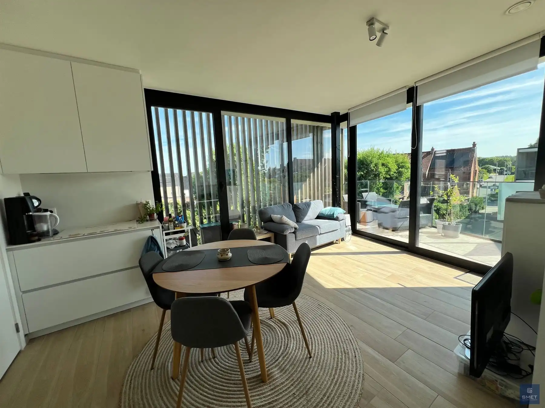 MODERN APPT MET 1 SLPK,TERRAS EN PARKEERPL.  foto 9