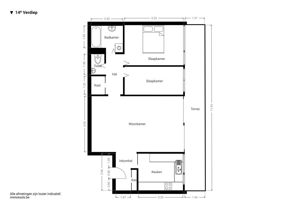 Ruim en lichtrijk appartement met groen uitzicht foto 13