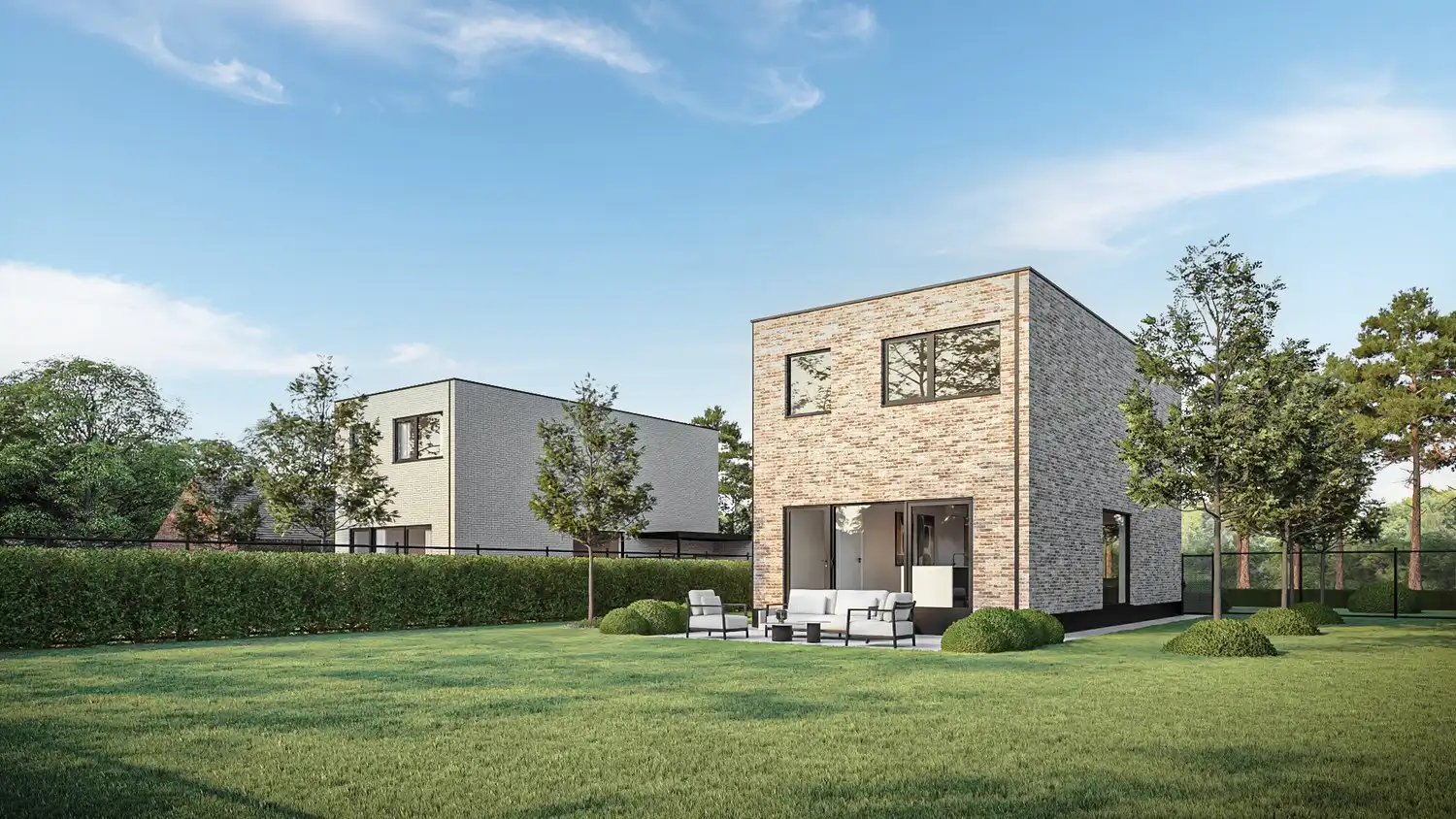 Passieve nieuwbouwwoning (E-peil: -15 = A+ !) met 4 slpkrs te Heist-op-den-Berg foto {{pictureIndex}}