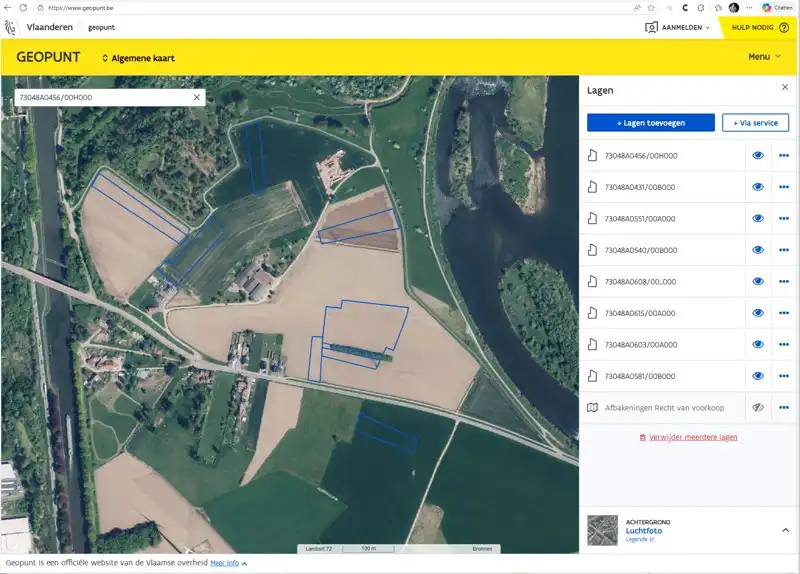 Lot landbouwpercelen van 3,97 ha  – Mechelen-aan-de-Maas foto 3