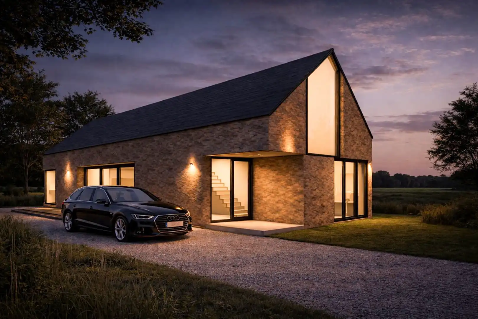Unieke casco woning op 2ha grond.  foto 2