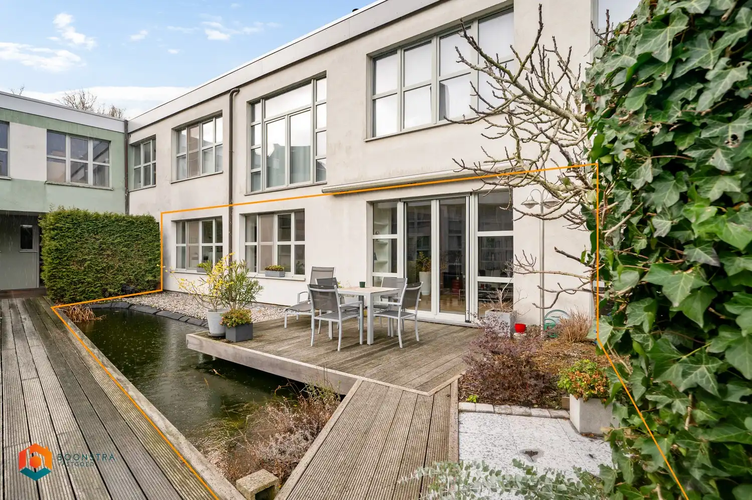 Exclusieve gelijkvloerse loft met 2 slpkrs, terras en staanplaats foto 31