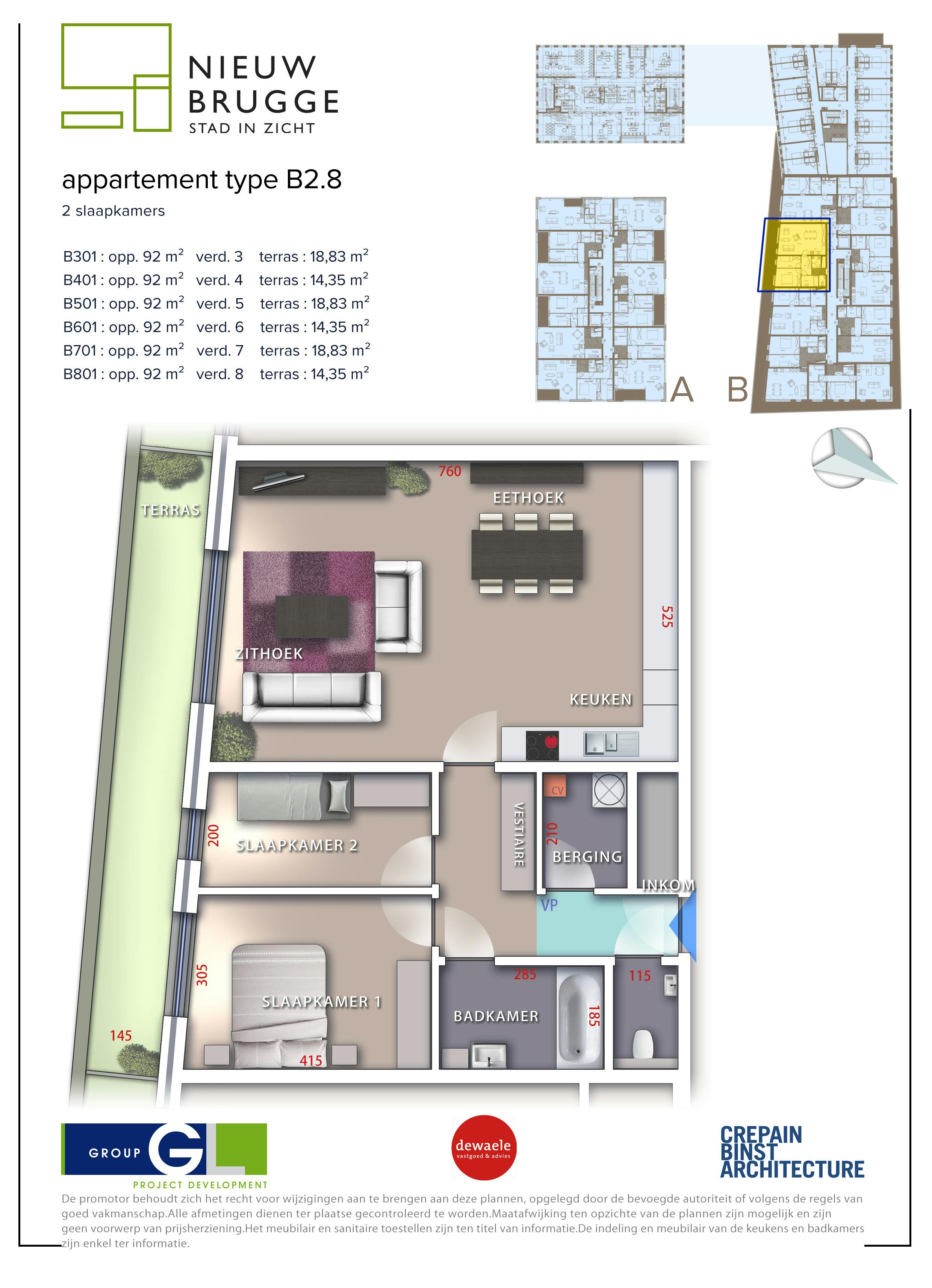 Appartement te koop op fantastische locatie in Brugge foto 6