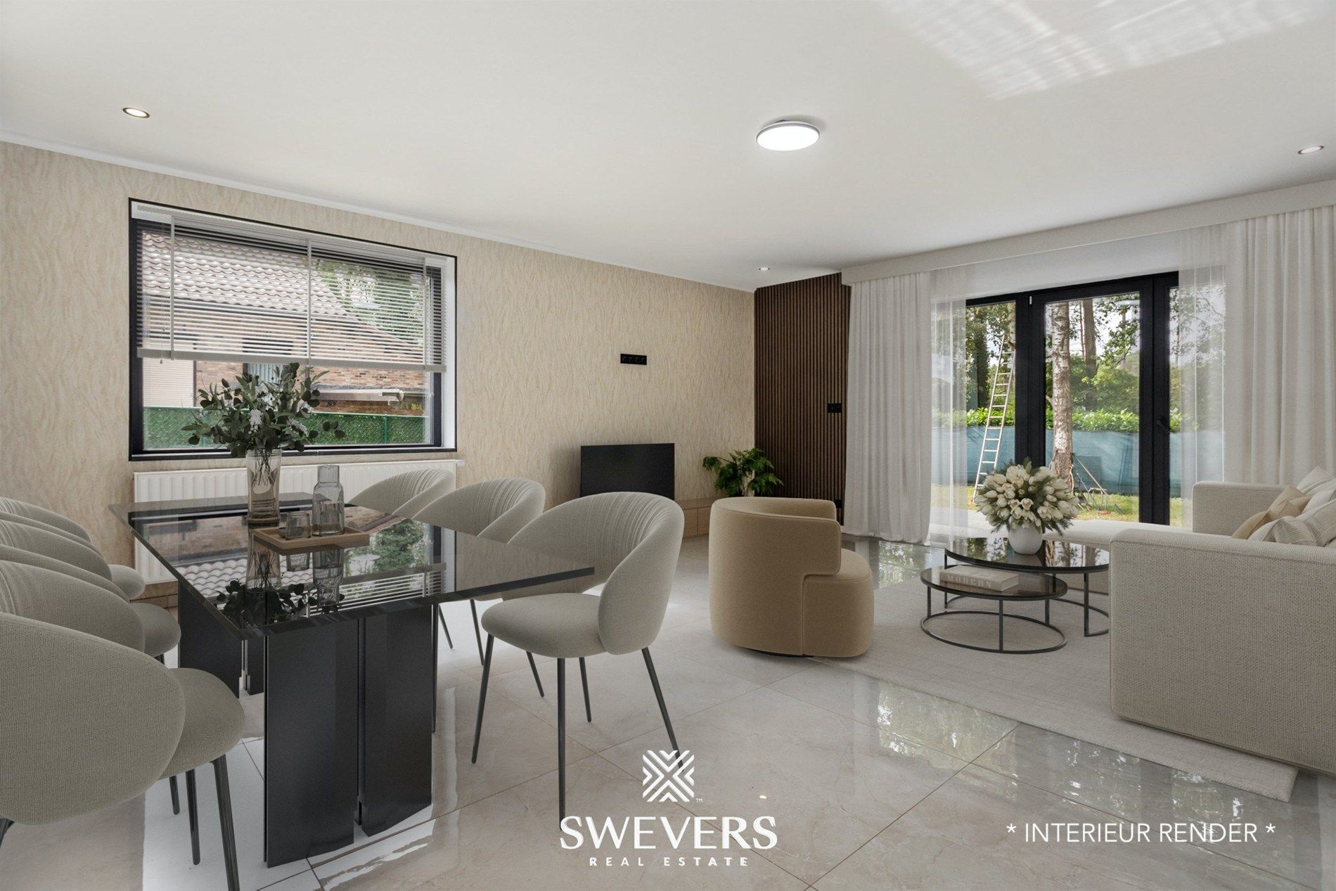 Volledig gerenoveerde gezinswoning met garage en tuin te Genk foto 4