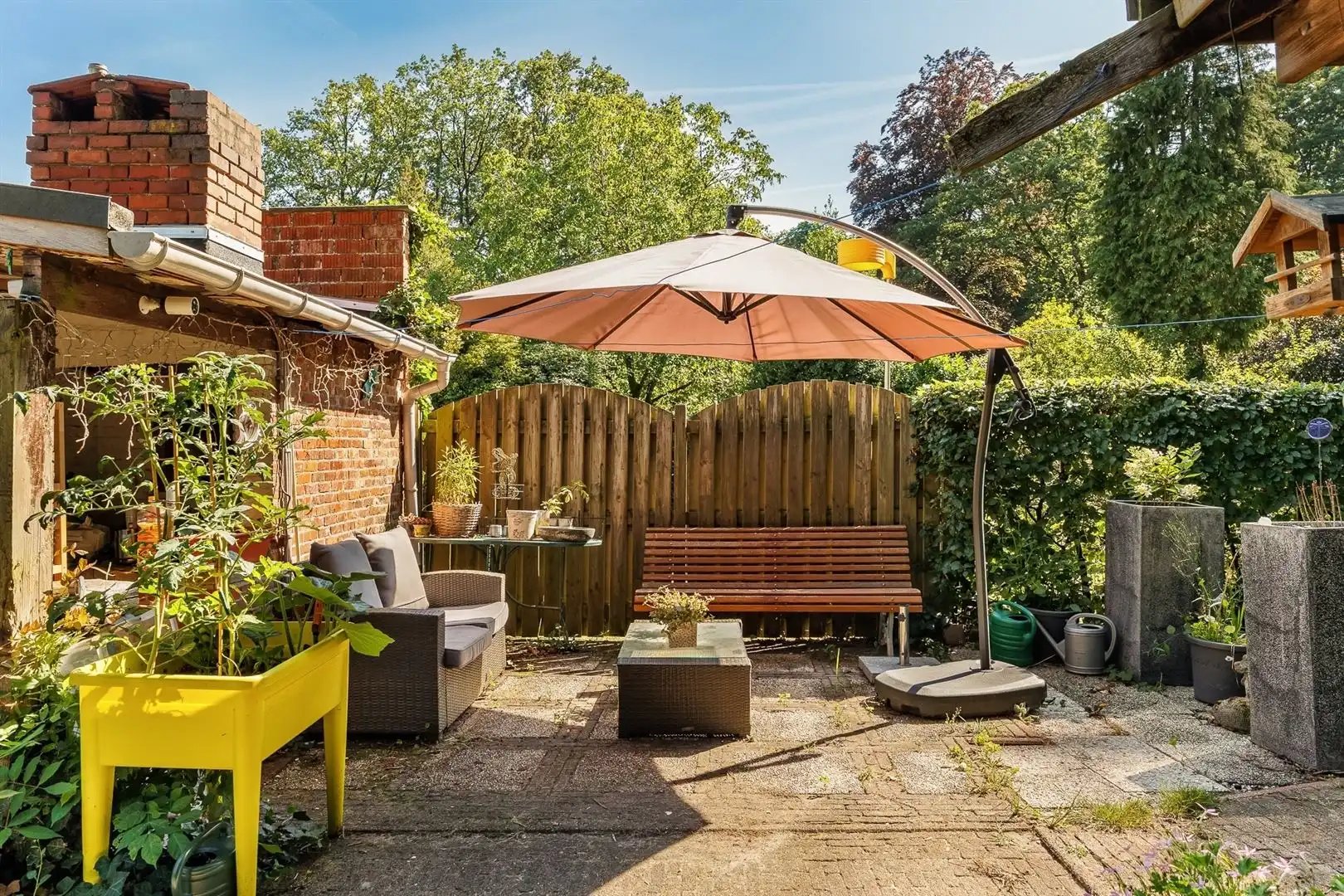 Charmante driegevelwoning met mega tuin, overdekt terras en laadpaal in hartje Maria-ter-Heide foto 12