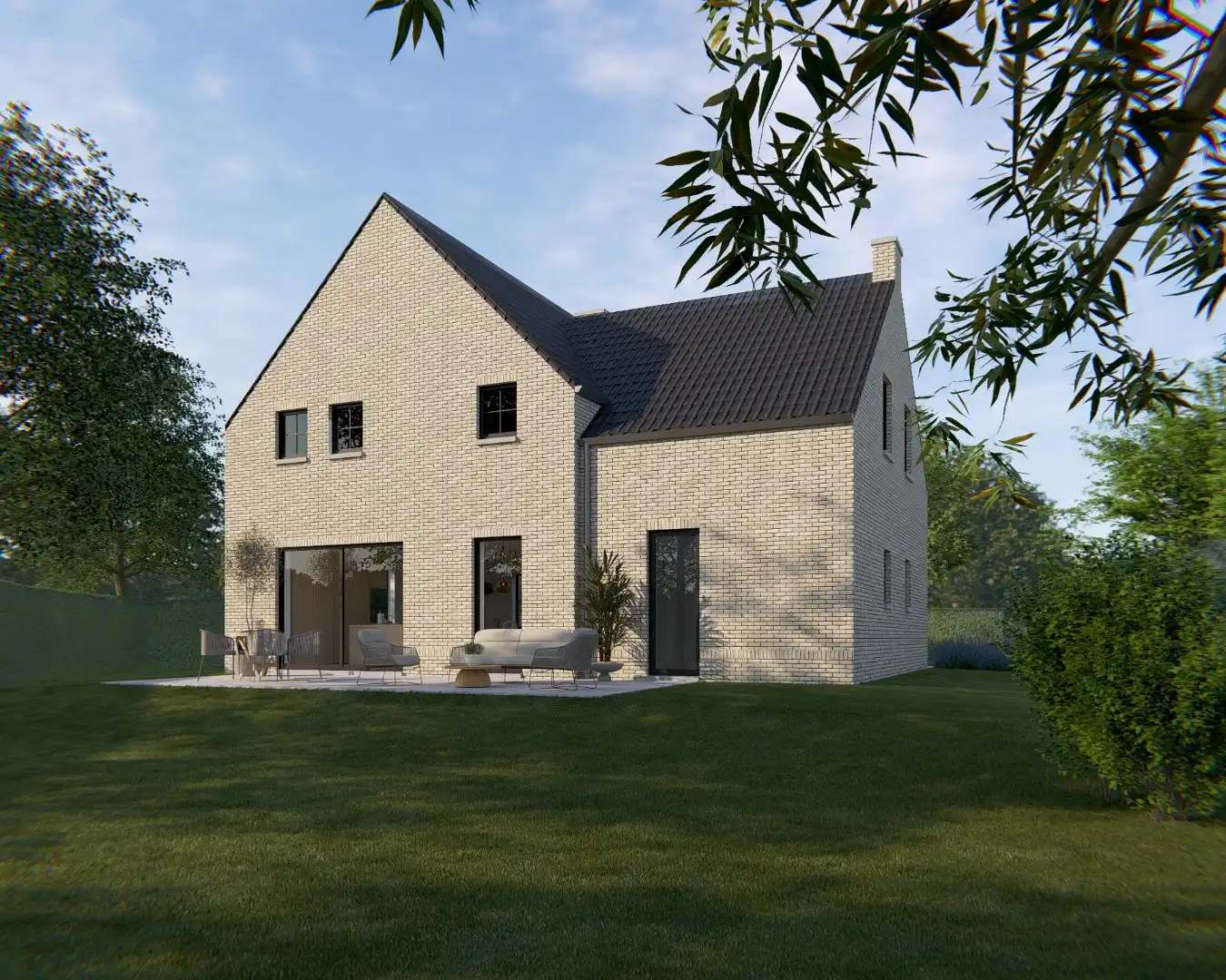 Stijlvolle Bijna Energie Neutrale nieuwbouwwoning op een perceel van 8a41ca gelegen op een zeer rustige locatie!  foto 4