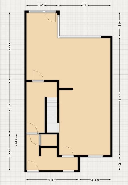 Roeselare-stadskern. Verder te renoveren RUIME WONING met 3 slaapkamers en diepe tuin. foto 4