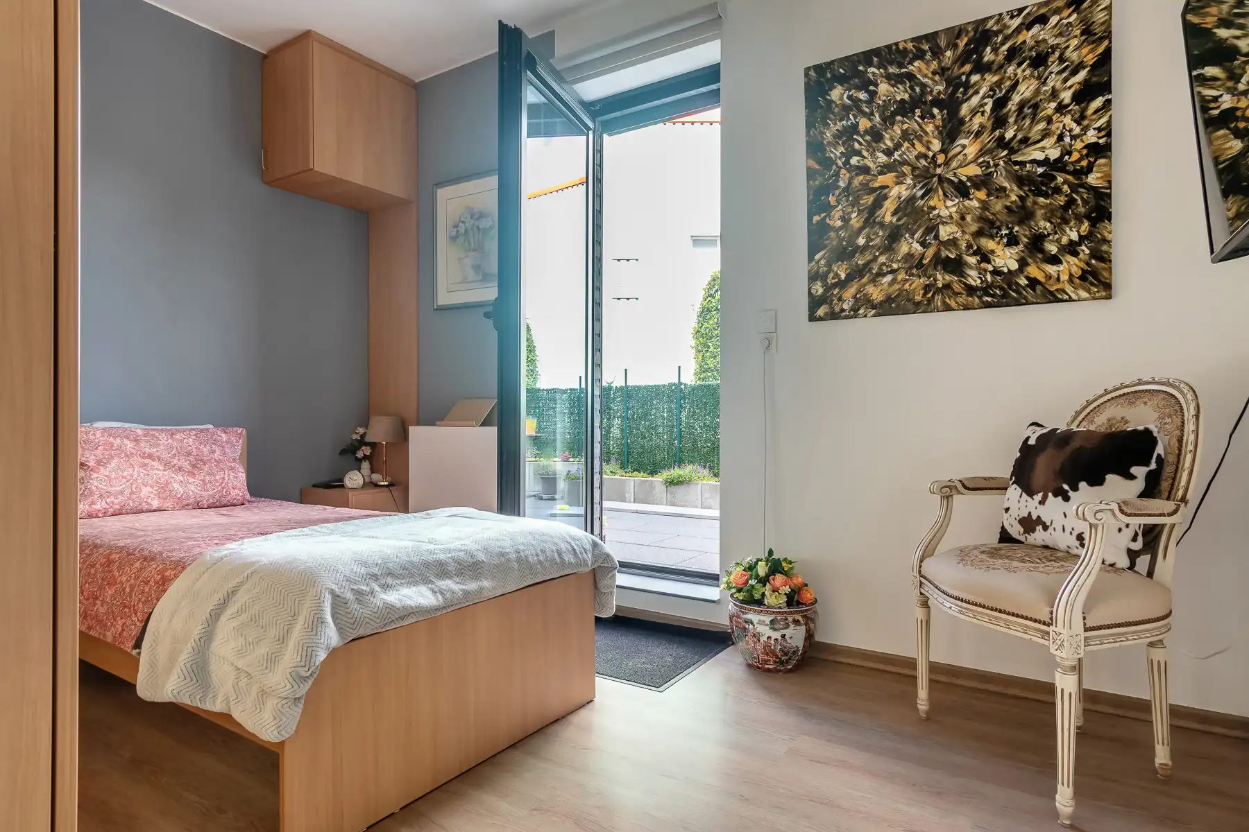 Gelijkvloersapp met 2 slaapkmrs, 2 terrassen + parkeerplaats foto 18