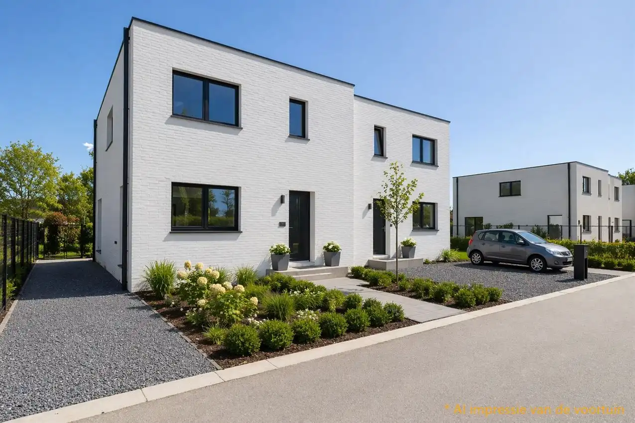 Kwalitatief afgewerkte nieuwbouwwoning met 3 slk. foto 2