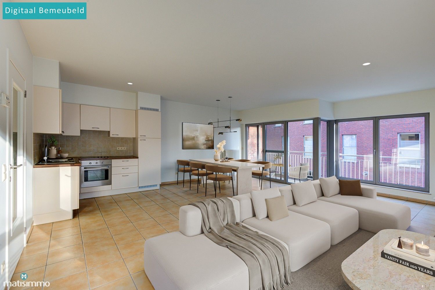 INSTAPKLAAR EN ENERGIEZUINIG APPARTEMENT MET PARKEERPLAATS AAN DE RAND VAN CENTRUM TONGEREN foto 3