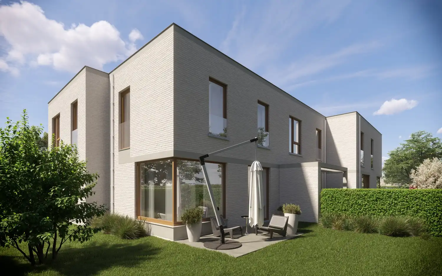 Residentie "DE KASSEI" | 2 SLKS | 101 m² | terras/tuin 45 m² - Zuid-Oost foto 4